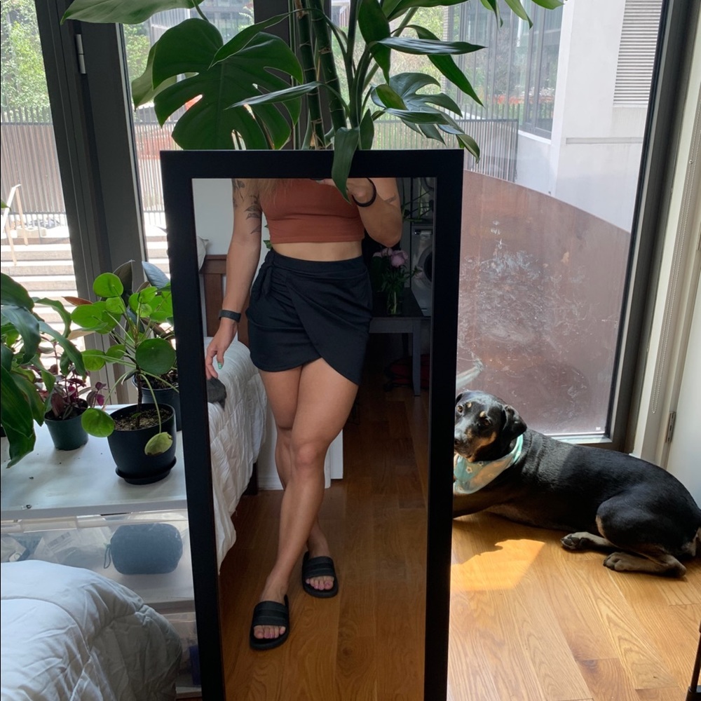 Wrapped black miniskirt from ASOS